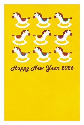 フルカラー年賀状印刷デザイン 099