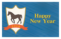 フルカラー年賀状印刷デザイン 121